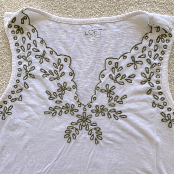 LOFT Embroidered Tank - Picture 4 of 4